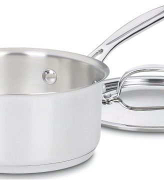 Cuisinart 1.5 Quart Saucepan w/Cover, Chef's Classic Stainless Steel Cookware Collection, 719-16